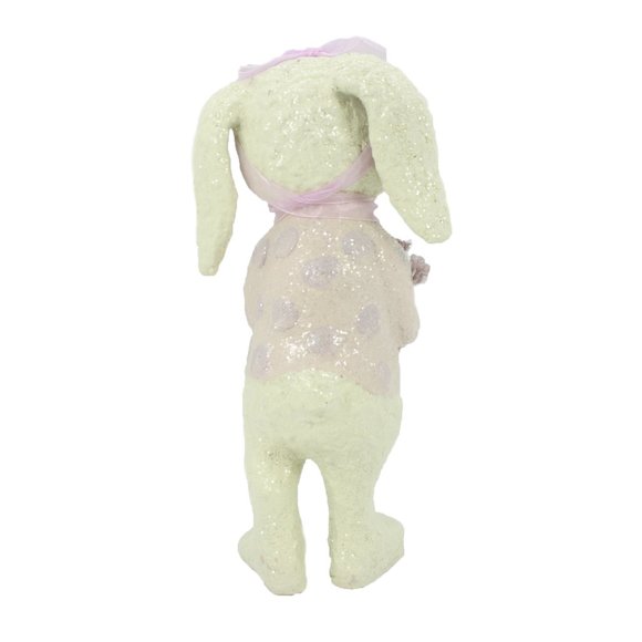 11" Glitter Easter Bunny Figurine Decor - Picture 2 of 2